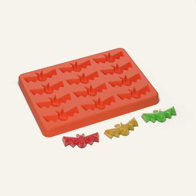 Bat Candy Mold, 12 Cavity, 3D render