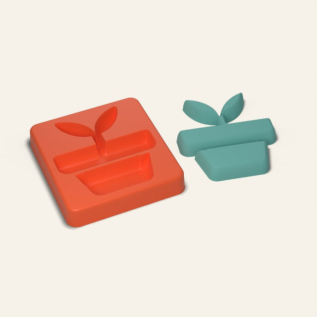 Cactus Freshie Mold, 3D render
