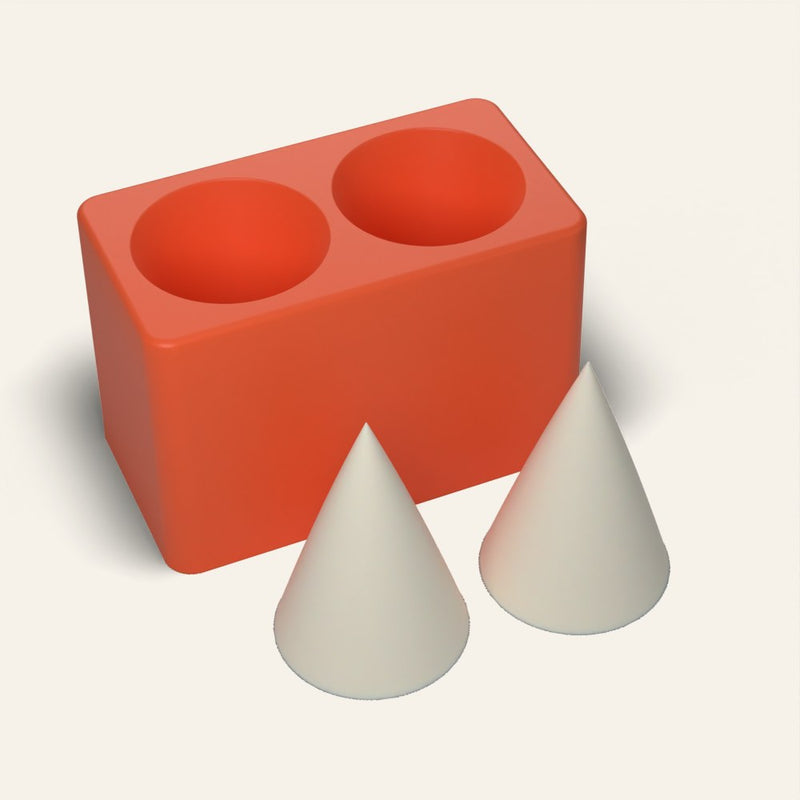 Cone Candle Mold, 2 Cavity