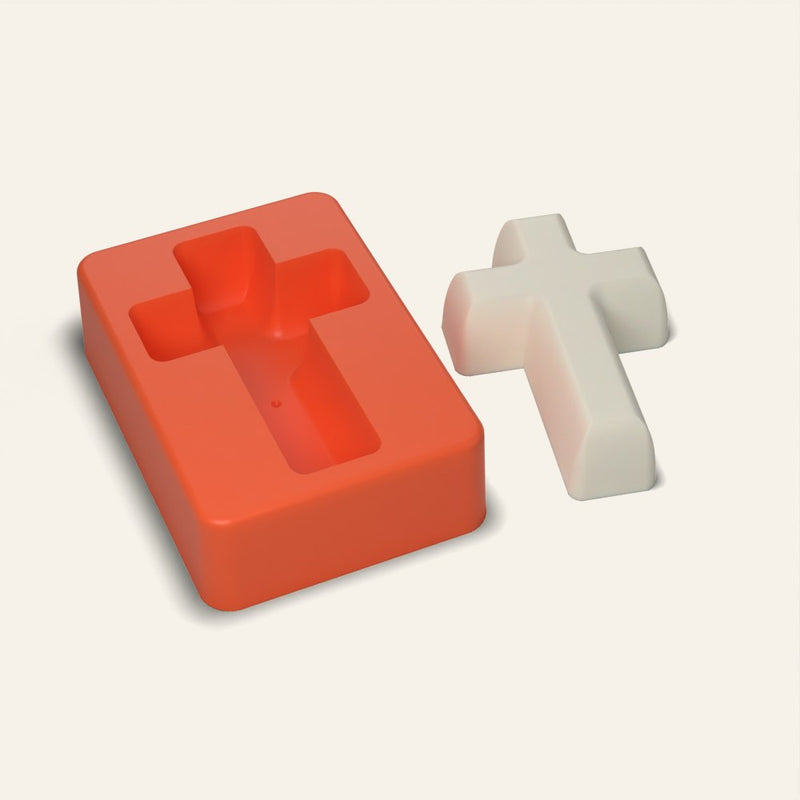Cross Candle Mold