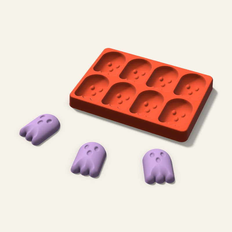 Ghost Wax Melt Mold, 2 Inch, 8 Cavity
