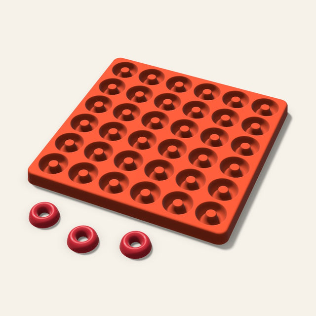 Donut Candy Mold, 1 Inch, 36 Cavity, 3D render