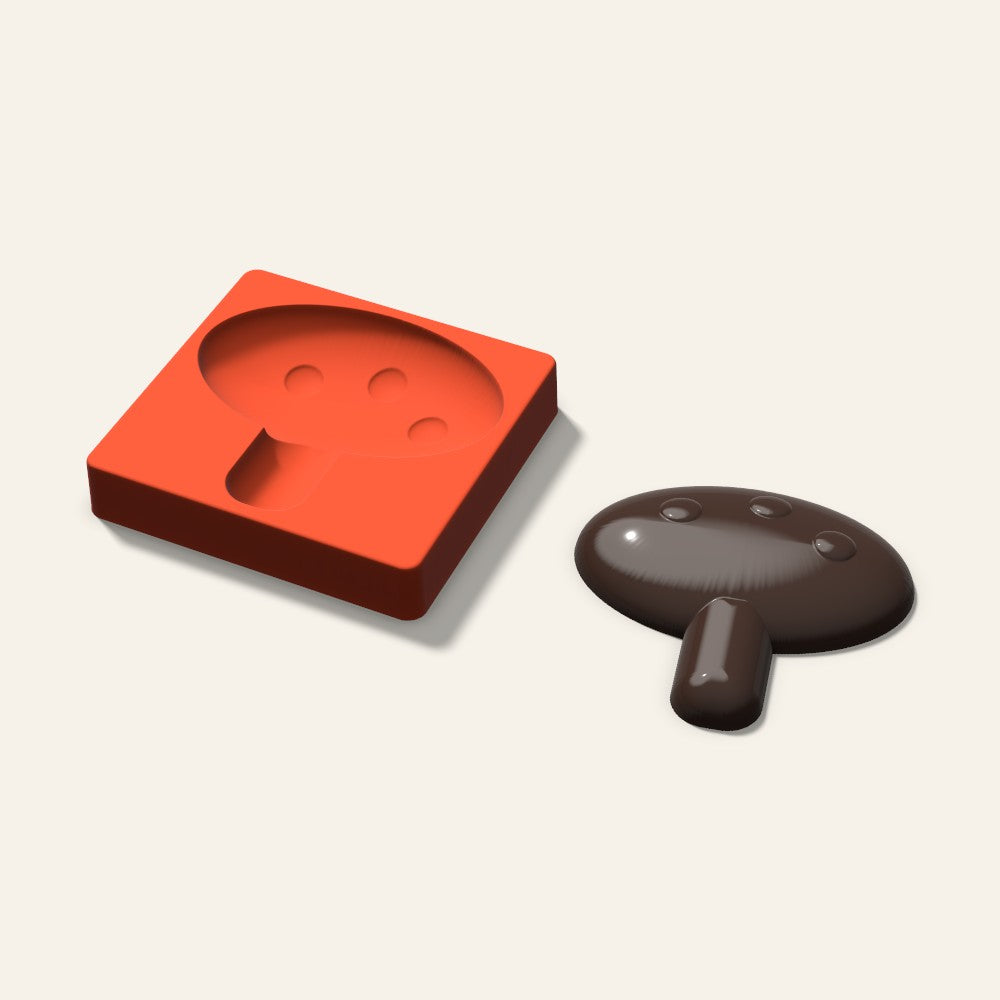 Giant Mushroom Mold, 6 Inch, 3D render