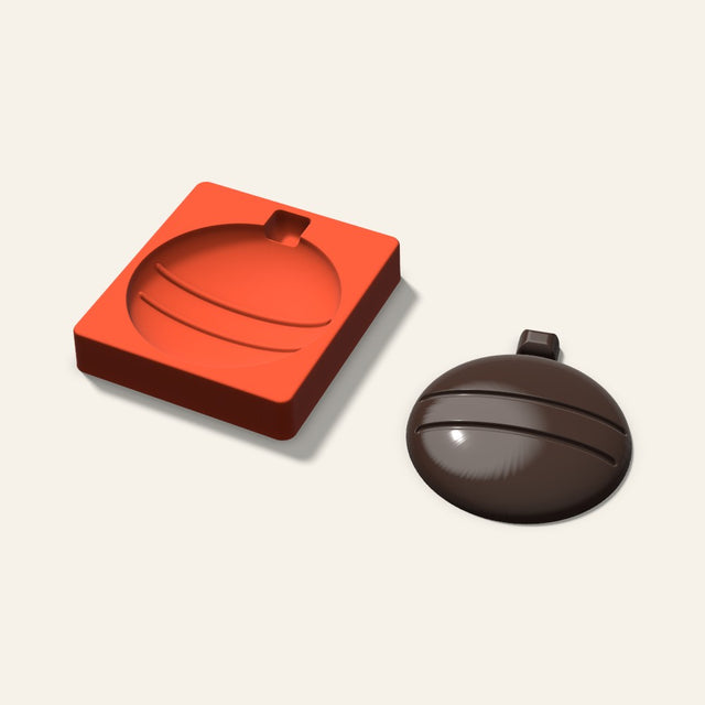 Giant Ornament Mold, 6 Inch, 3D render