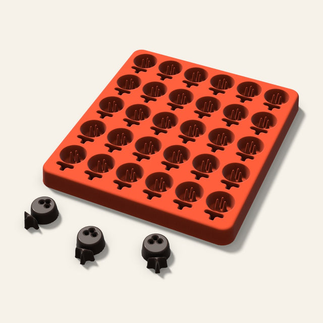 Golf Candy Mold, 1 Inch, 30 Cavity, 3D render