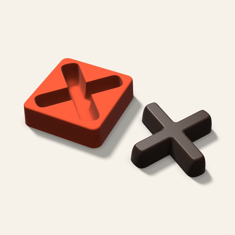 Letter X Mold, 3 Inch