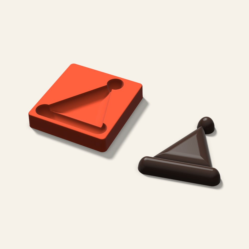 Giant Santa Hat Mold, 6 Inch, 3D render