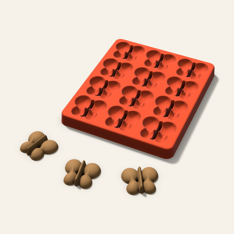 Butterfly Pet Treat Mold, 1.5 Inch, 12 Cavity