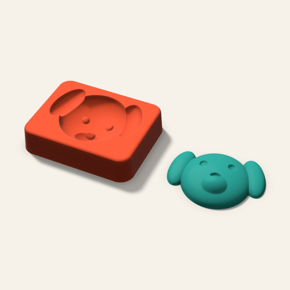 Dog Freshie Mold, 3 Inch, 3D render
