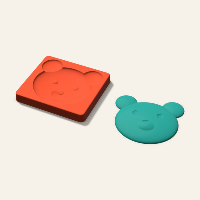 Bear Freshie Mold, 5 Inch, 3D render