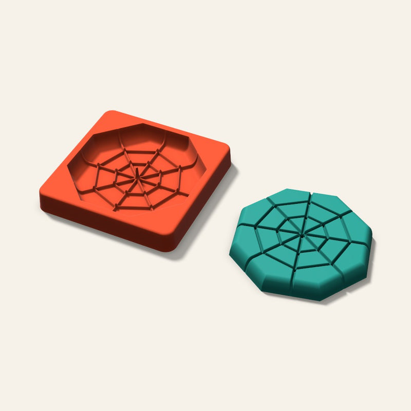 Spider Web Freshie Mold, 4 Inch