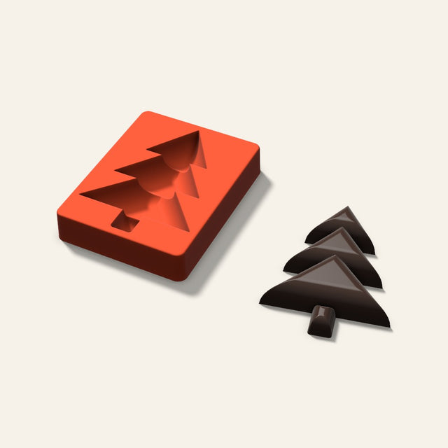 Giant Christmas Tree Mold, 6 Inch, 3D render