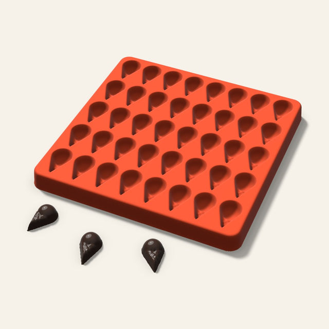 Ice Cream Cone Candy Mold, 1 Inch, 40 Cavity, 3D render