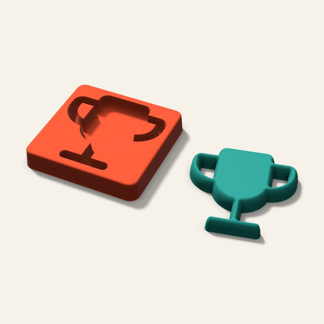 Trophy Freshie Mold, 3.5 Inch, 3D render