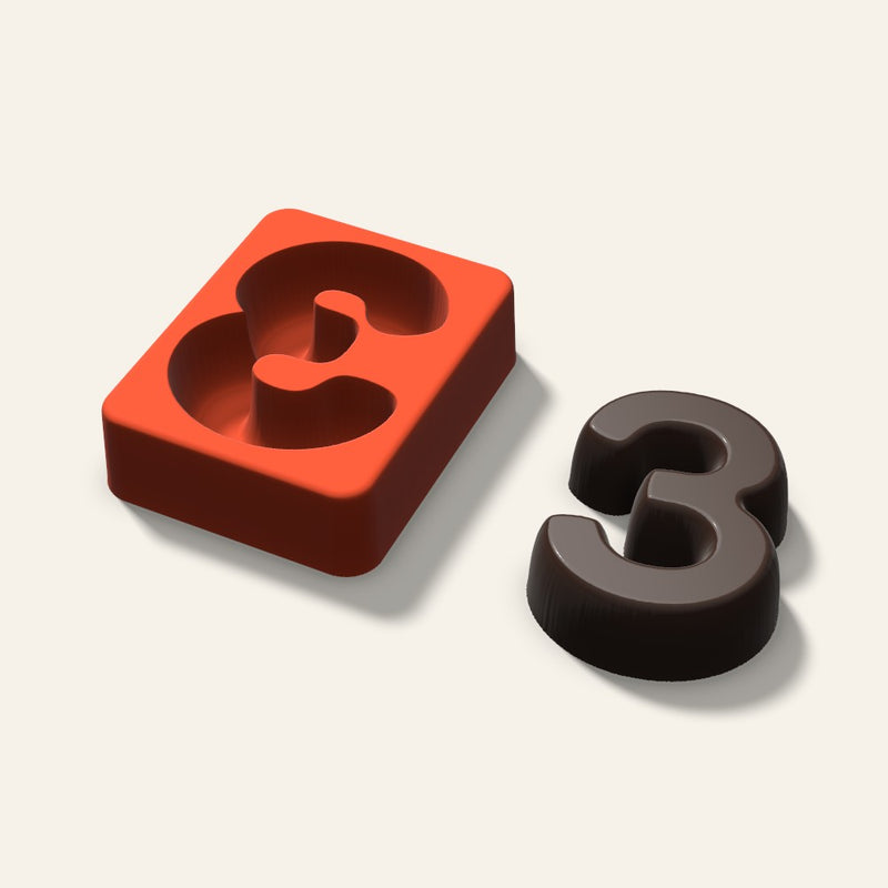 Number 3 Mold, 3 Inch