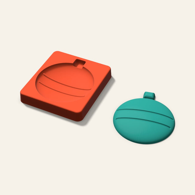 Ornament Freshie Mold, 4 Inch, 3D render