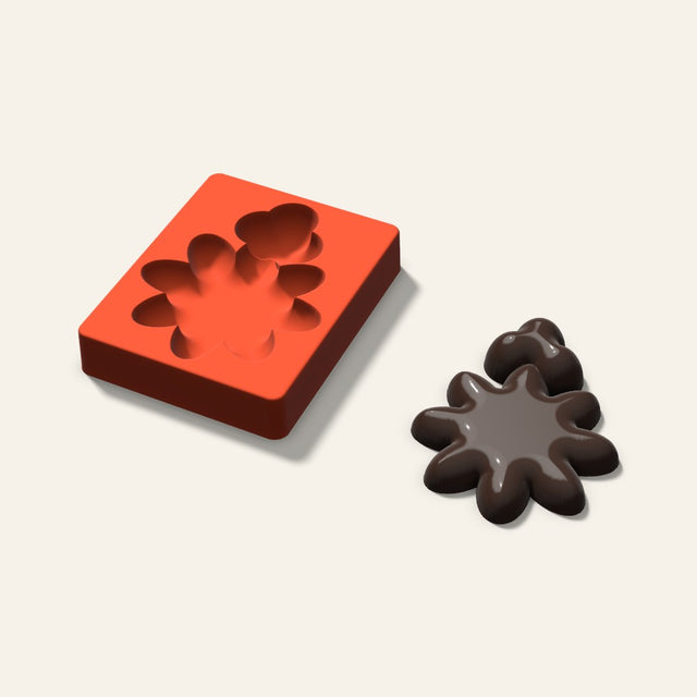 Giant Holly Mold, 6 Inch, 3D render