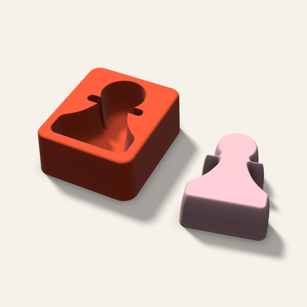 Chess Pawn Soap Mold, 2.5 Inch, 3D render