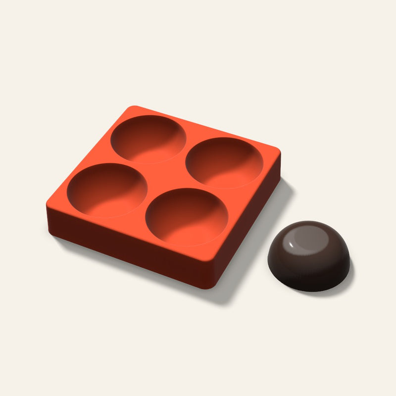 Macaron Cake Mold, 2.5 Inch, 4 Cavity