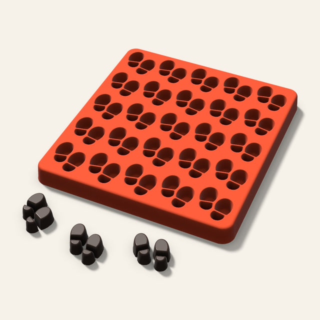 Baby Footprint Candy Mold, 1 Inch, 25 Cavity, 3D render
