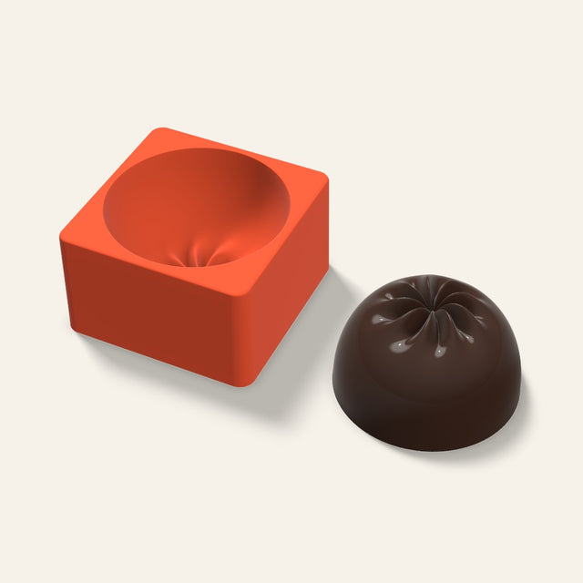 Dumpling Cake Mold, 4 Inch, 3D render