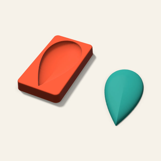 Teardrop Freshie Mold, 5 Inch, 3D render