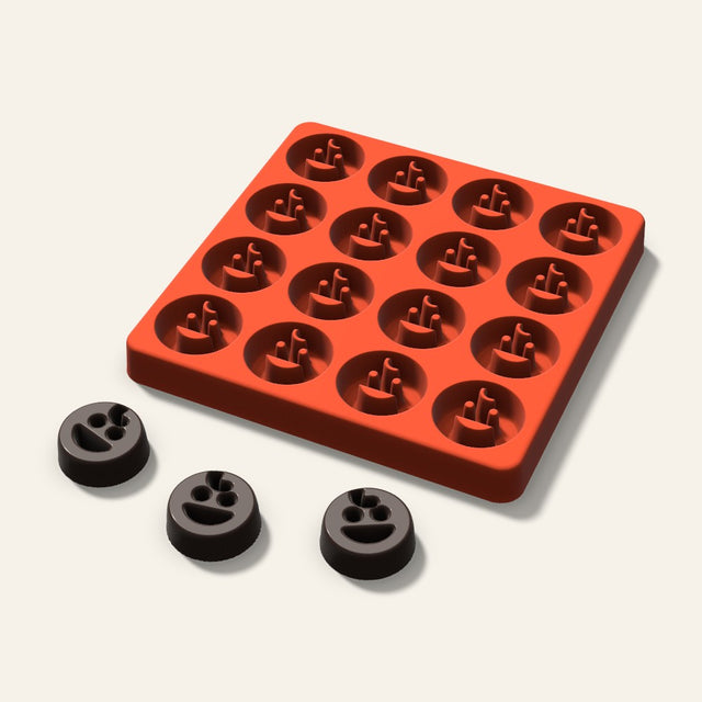 Baby Face Candy Mold, 1.25 Inch, 16 Cavity, 3D render