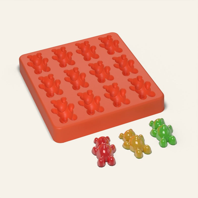 Large Gummy Bear Mold, 12 Cavity