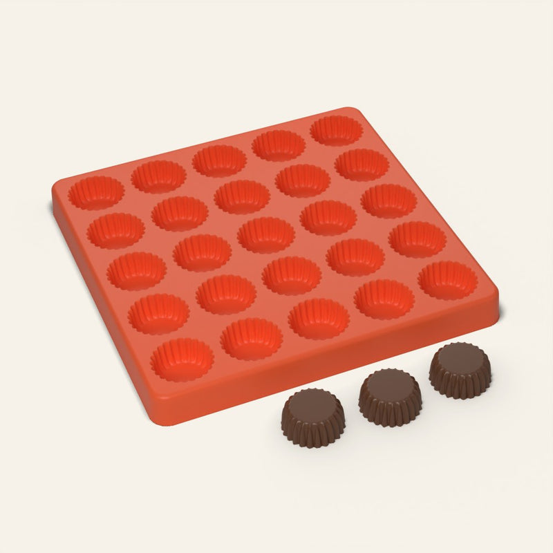 Mini Peanut Butter Cup Mold, 25 Cavity