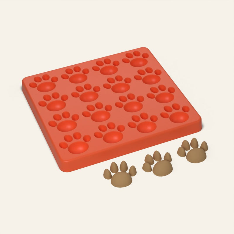 Paw Print Treat Mold, 16 Cavity