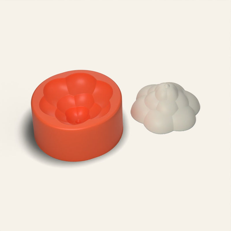 Peony Candle Mold