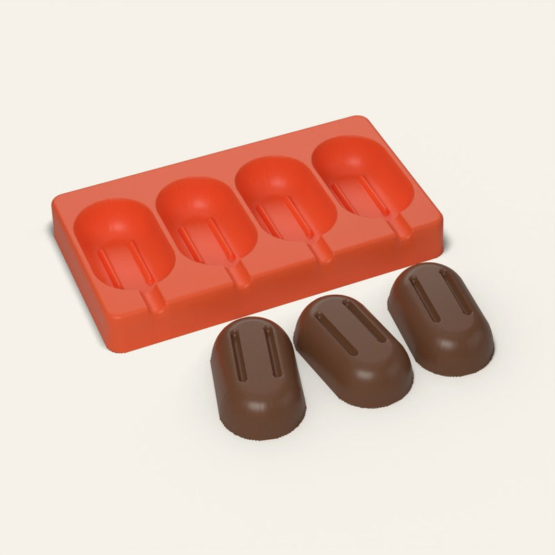 Popsicle Mold, 4 Cavity
