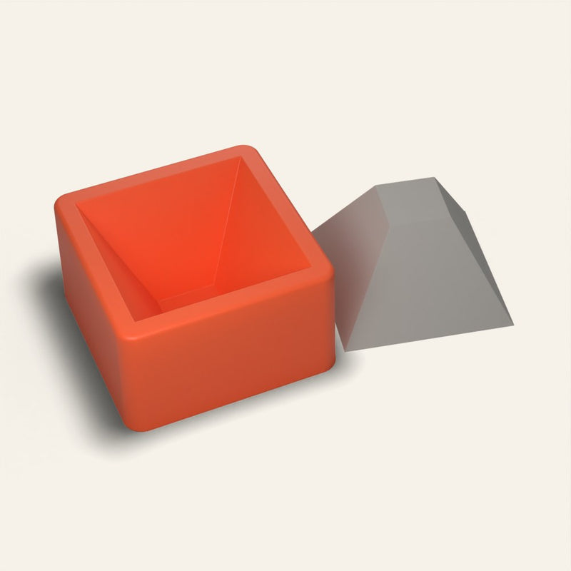 Pyramid Post Cap Mold, 4.5 Inch