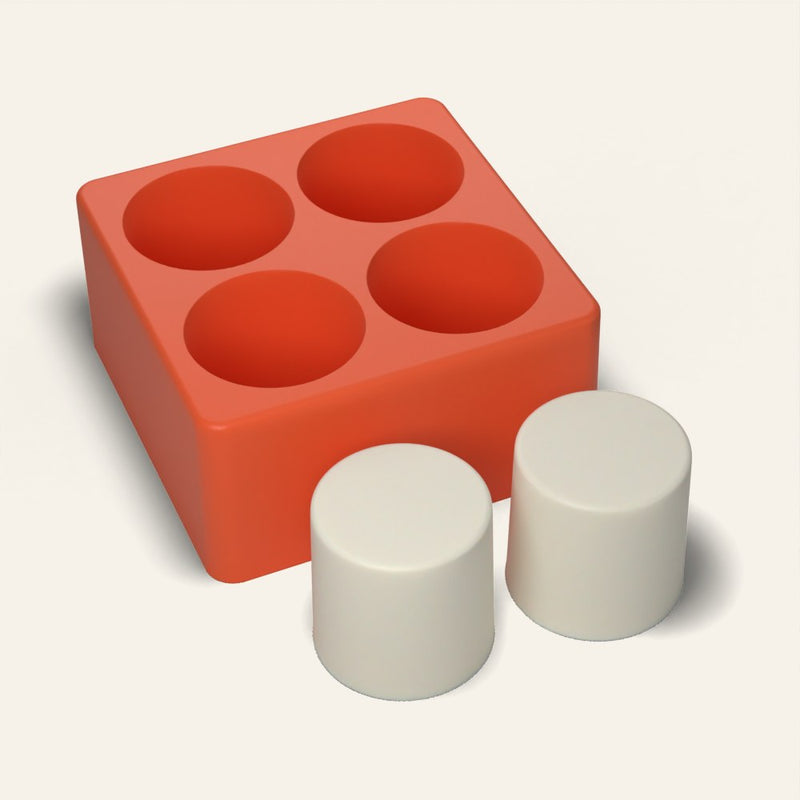 Votive Candle Mold, 2 Inch, 4 Cavity